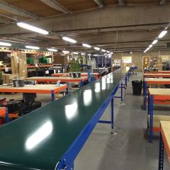 assembly packing conveyor belt