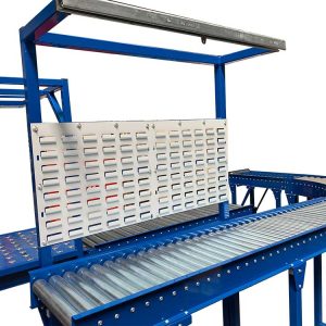 gravity roller conveyor workstation