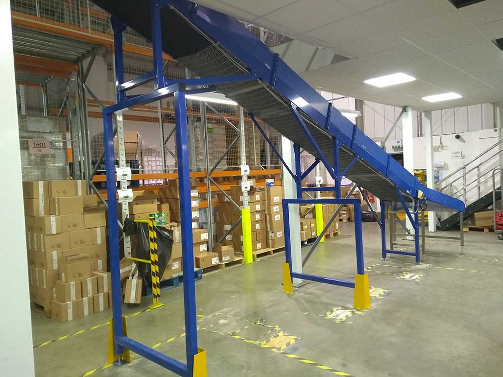 mezzanine belt conveyor