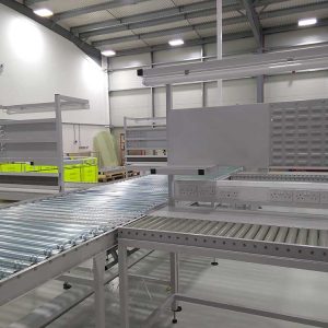 roller conveyor workstation