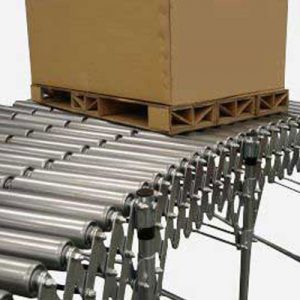 Flexible roller conveyor