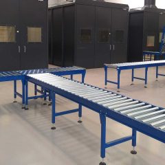 Gravity roller conveyor system