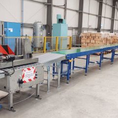 Belt Conveyor for Hamper Packing