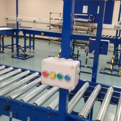 Powered roller conveyors