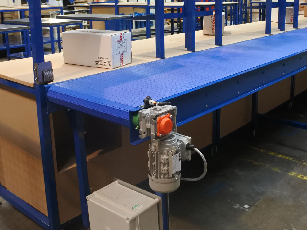 Package modular belt conveyor