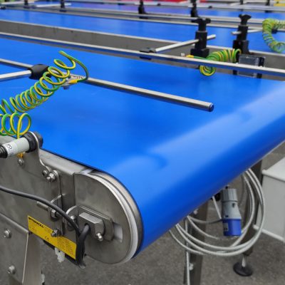 Food safe stainless belt conveyor