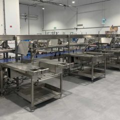 3 tiered conveyor system installation