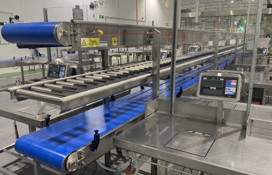 3 tiered conveyor system installation