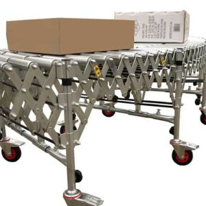 Hevay duty flexible roller conveyor