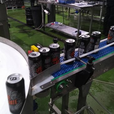 modular belt conveyor for brewery