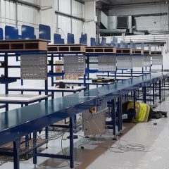 packing conveyor system installation