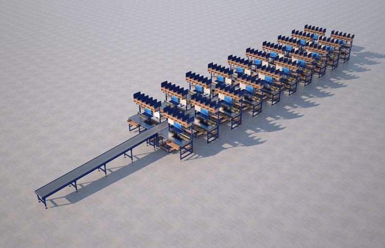 packing conveyor system plan