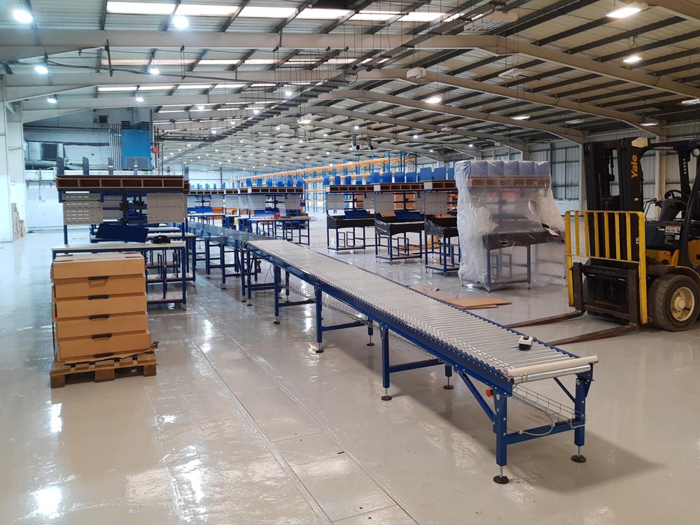 complete packing conveyor system