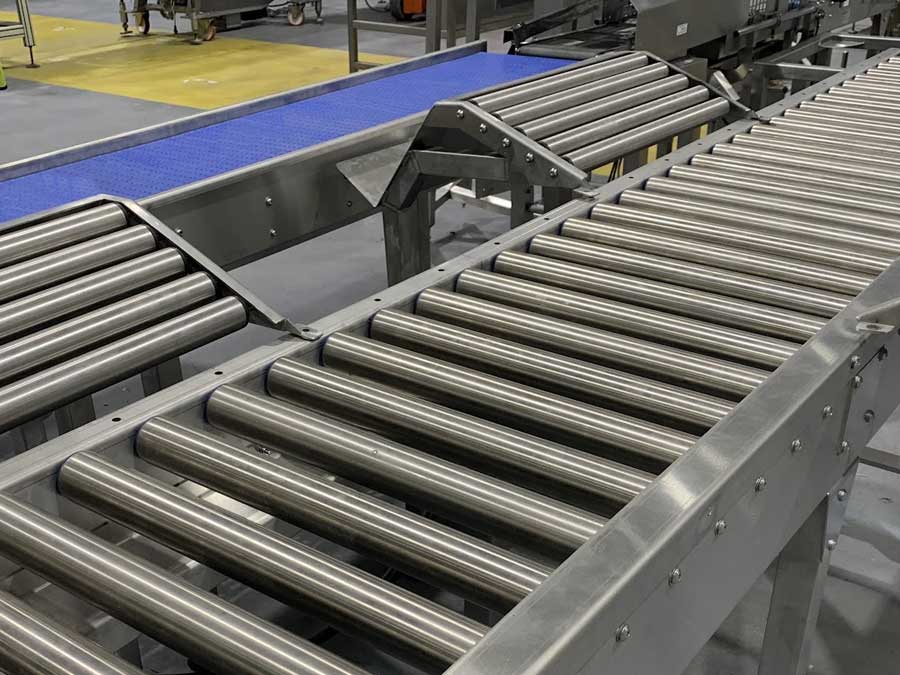 stainless steel driven roller conveyor