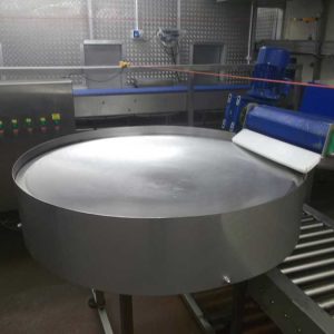 Stainless steel dished rotary table