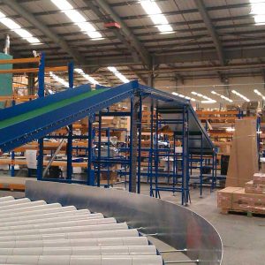 Incline conveyor system bridge