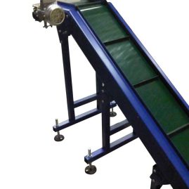 flighted incline conveyor