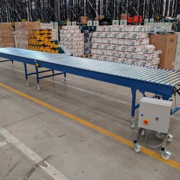 warehouse 24v driven roller conveyor