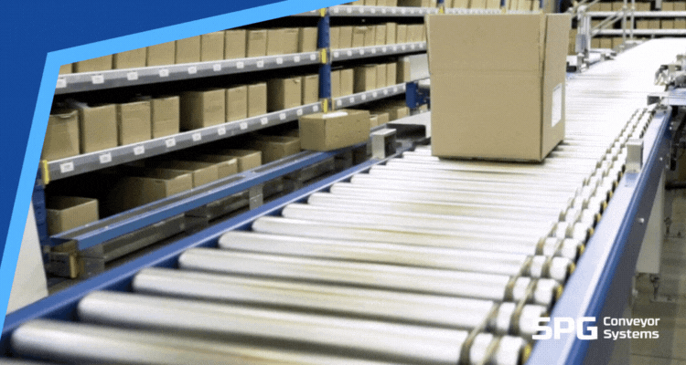 roller conveyor for warehouse