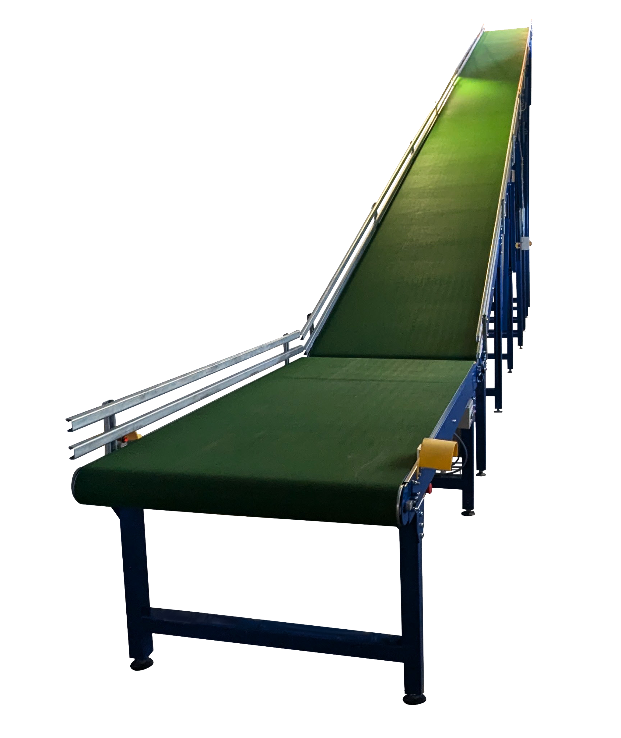 incline belt conveyor