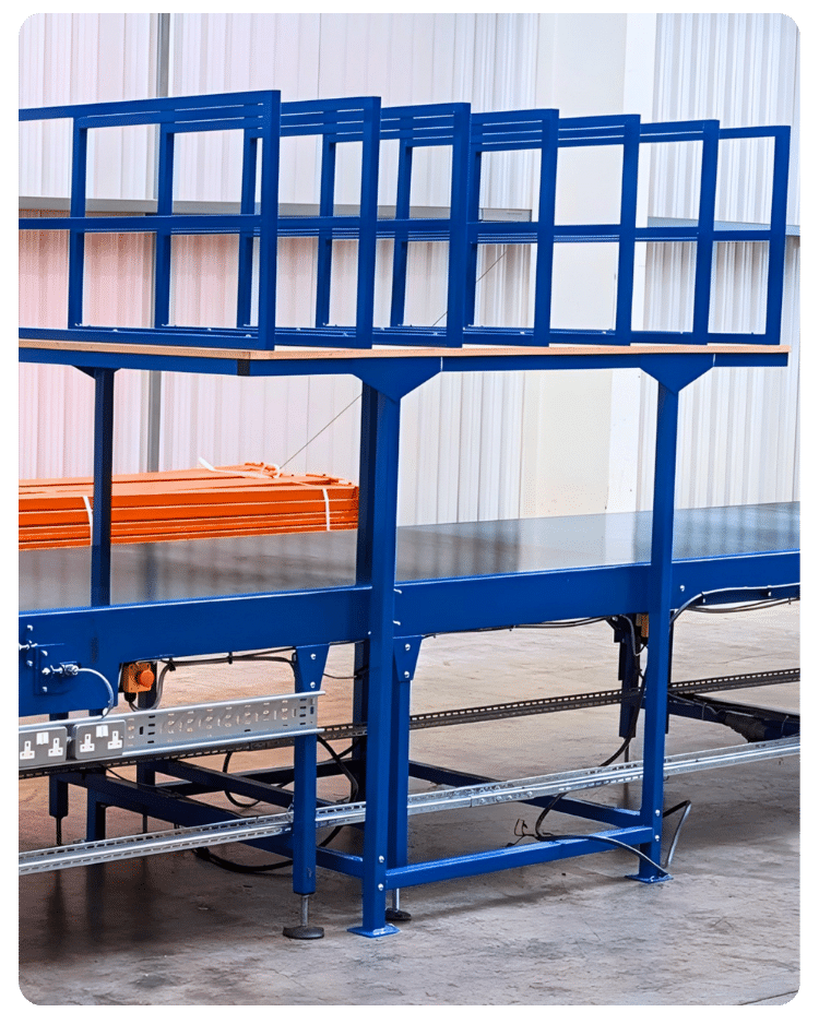 conveyor storage fittings