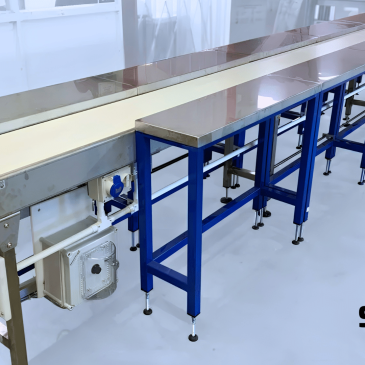 stainless steel hygienic conveyor